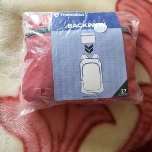 NEW TrekGear 17 Liter Packable Backpack - Red

﻿